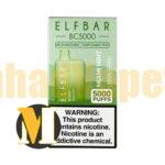 پاد یکبار مصرف نعناع یخ الف بار <br><span>ELFBAR Miami Mint EB BC5000</span> - Image 2